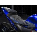 LUIMOTO RACE Passenger Seat Covers for the YAMAHA YZF-R3 (2015+), YZF-R25 (2015+), and MT-03 (2020+)